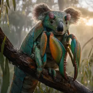 Koala + Mantis shrimp
